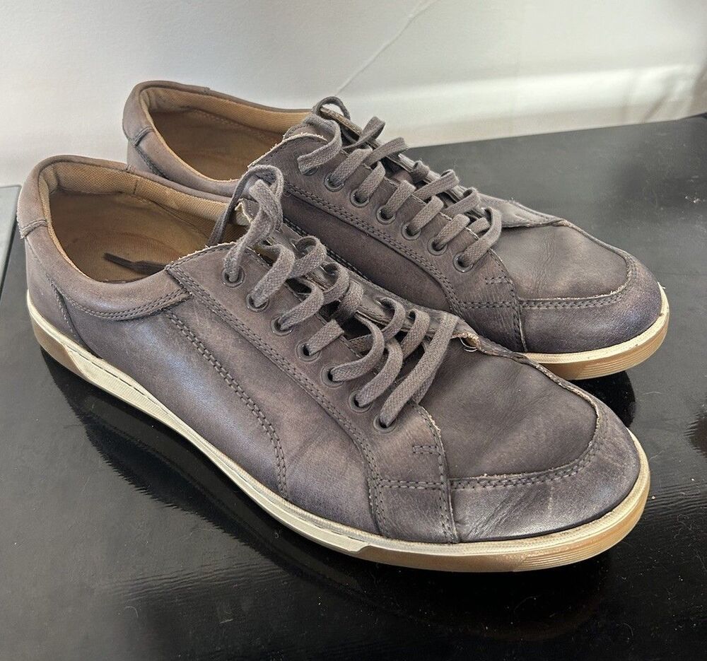 Cole Haan Vartan Sport Sneakers Mens 10.5 Ironstone Leather Casual Fashion Shoes
